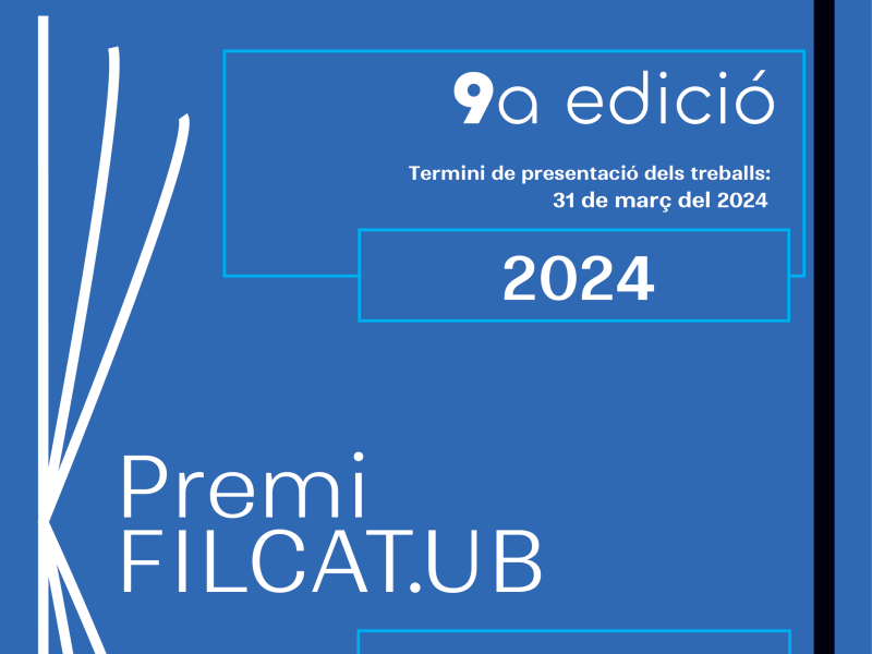 Cartell Premi FilCat.UB 2024