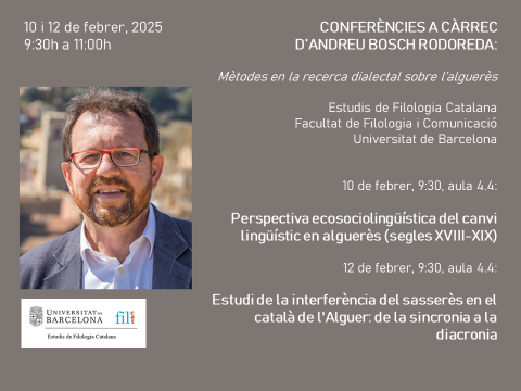 Andreu Bosch conferències 2025