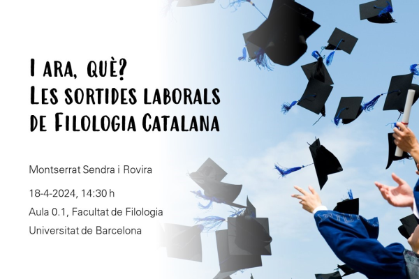 Xerrada Montserrat Sendra sortides laborals Filologia Catalana 2024